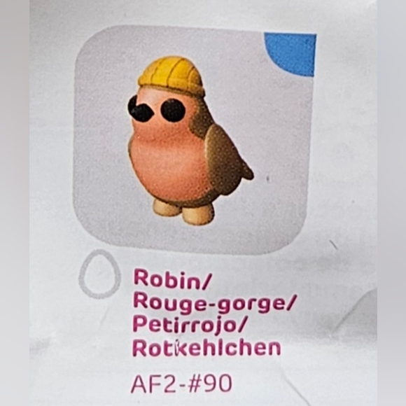 2024 Adopt Me! Mystery Pets Series 3 Common Robin - Picture 6 of 7